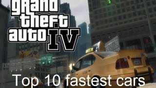 GTA IV Top 10 fastest cars [upl. by Slohcin]