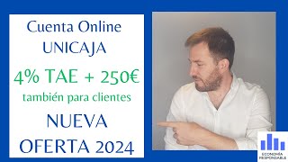 Cuenta Online Unicaja 2024 características y opiniones [upl. by Darton]