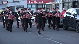 Mavemacullen Accordion Band  Legananny Accordion Band Parade 2024 [upl. by Reehsab]