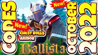 NEW CODES Ballista ALPHA By Ballista Roblox GAME ALL SECRET CODES ALL WORKING CODES [upl. by Murage]