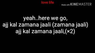 Zamana jali bohemia Full song lyrics [upl. by Mehs]