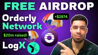 Orderly Network crypto FREE AIRDROP GUIDE x Layer zero x LogX [upl. by Knox32]