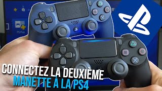 Comment connecter une deuxième manette sur la PS4  Comment connecté un mannette de PS4 [upl. by Voss]