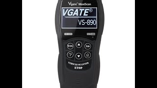 Vgate VS890 Code Scanner 2 [upl. by Nelav730]