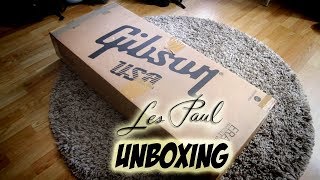 Gibson Les Paul Tribute Unboxing  2018 Model [upl. by Aicatan]