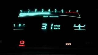 7MGTE—MZ20 Soarer 133519kms—Stock  JS785—Dash RunningMPG [upl. by Odessa]