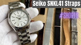 Seiko 5 SNKL41 Strap Alternatives shorts [upl. by Kcir]