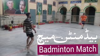 badminton match  jalalpur jattan  badminton club  lehnda punjab  gujrat pakistan [upl. by Lyrahc]