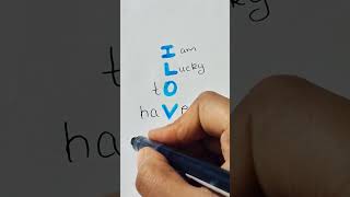 I Love U full form Friends love❤ 🥰 Subscribe the channel drawing friends trending viral [upl. by Dill]