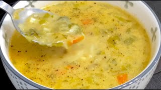 Amazing Leek soup recipe delicious and healthy  perfect for winter and weightloss [upl. by Maurili]