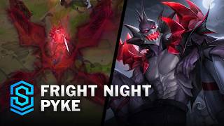 Fright Night Pyke Skin Spotlight  PreRelease  PBE Preview  League of Legends [upl. by Kcirdled]