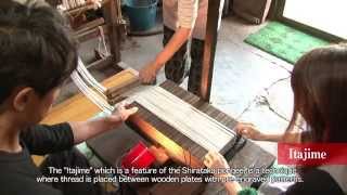 OKITAMA TRADITIONAL CRAFT④【Shirataka Pongee（Shirataka Town）】 [upl. by Lerual]