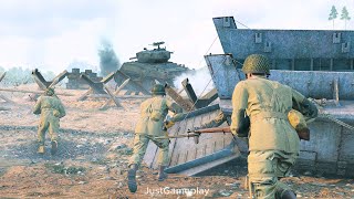 Enlisted Gameplay US Forces  DDay  Invasion of Normandy  No Commentary [upl. by Grindle50]