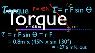 Physics Torque 1 of 13 An Explanation [upl. by Garlanda]