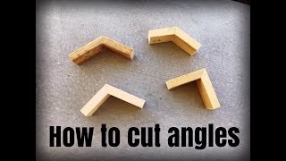 How to measure and cut angles for baseboard crown moulding etc [upl. by Endys749]