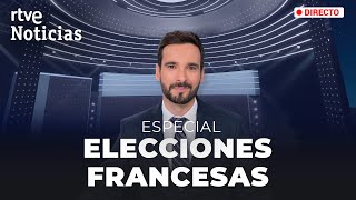 ELECCIONES FRANCIA GANA el NUEVO FRENTE POPULAR MACRON SEGUNDO y EXTREMA DERECHA TERCEROS  RTVE [upl. by Rosanne]