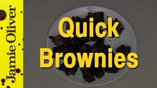 Jamie Olivers SuperQuick Brownies  EAT IT [upl. by Anekahs]