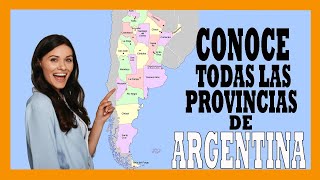 ✅✅✅¿Cuáles son las PROVINCIAS DE ARGENTINA  EL mapa POLÍTICO de ARGENTINA [upl. by Haas19]