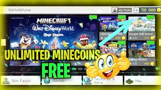 HOW TO GET FREE UNLIMITED MINECOINS IN MINECRAFT 100 WORKING TRICK [upl. by Thapa]