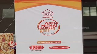 World Mithai Namkeen Convention amp Expo 2020 In Hyderabad  V6 Telugu News [upl. by Blackman]