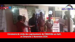 Cérémonie de visite des représantants de LONUSIDA en Haïti ce Dimanche 3 Novembre 2024 [upl. by Oech]