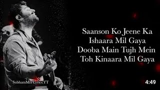 Sanson Ko Lyrics  Arijit Singh Ravi Verma  Hindi Song [upl. by Ernestus87]