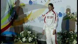 Fencing JWCH 2010 Womens Foil Medal Ceremony [upl. by Emmery997]