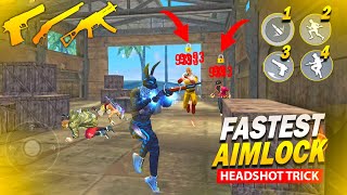 2023 Secret Aim Lock 🔒 Headshot Trick For M1887 Ump amp Desert Eagle😱One Tap Headshot Trick Free Fire [upl. by Burn]