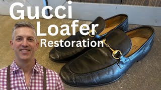 900 Gucci Loafers Restored Are they Worth it [upl. by Fenner]