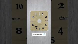 103D Wall Clock ⏰ shorts coolgadgets 3dclock gadgets [upl. by Ailedamla832]