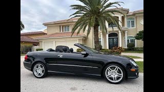 FOR SALE 2008 MERCEDES BENZ CLK550  76K MILES  GORGEOUS BLACK OVER BLACK CONTACT US TODAY [upl. by Aible620]