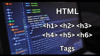 HTML h1 h2 h3 h4 h5 h6 Tags html RachiText [upl. by Ariik]