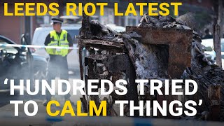 Locals in Leeds upset as Harehills riot is spun on social media into something it wasnt [upl. by Ammeg192]