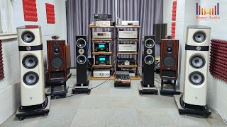 Focal Sopra N°3  Luxman C7F pre amp  Mcintosh MC501 Monoblock Sound Test [upl. by Severin]