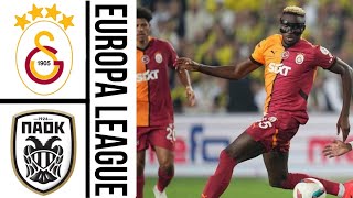 GALATASARAY  PAOK  highlights [upl. by Holleran]