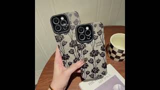 Soft TPU Full Screen Rose Pattern for Apple iPhone Case from 7 to 16 Pro Max [upl. by Nagoh]