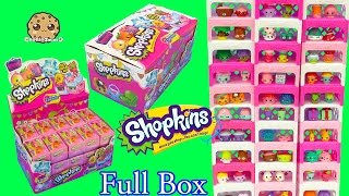 Shopkins Stack Challenge  Full Complete Season 4 Box of 30 Surprise Blind Bags  Cookieswirlc [upl. by Mackay784]