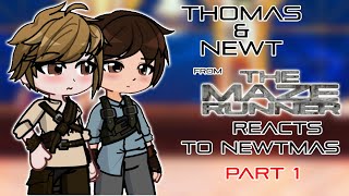 THOMAS amp NEWT REACT TO NEWTMAS  VOICED  PART 1  LOVIVES [upl. by Prem]