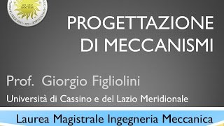 Progettazione Meccanismi Lezione6 [upl. by Marylynne]