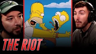 Homer Simpson has Stopped Strangling Bart on The Simpsons  The RIOT [upl. by Eelyrehc]