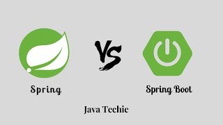 Spring Vs Spring Boot  Difference  Example  Java Techie [upl. by Ainekahs]