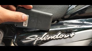 GPS Tracker Bike Car GPS Tracker installation in bike Splendor  Tegnotech GPS [upl. by Ainek957]