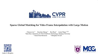 CVPR 2024 SGMVFI Presentation [upl. by Ym]