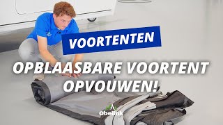 Hoe kan ik mijn opblaasbare voortent opvouwen  Obelink [upl. by Cadmar939]