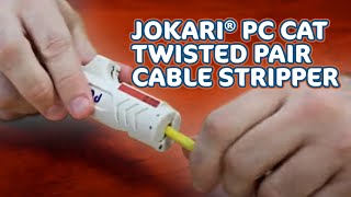 Jokari® PC CAT Twisted Pair Cable Stripper [upl. by Samy936]