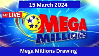 Mega millions drawing results live draw Friday 15 Mar 2024  mega millions live drawing tonight [upl. by Dorise]