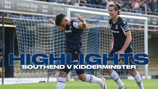 HIGHLIGHTS  Southend 21 Kidderminster [upl. by Oznohpla]