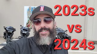 2024 Road Glide and Street Glide vs the 2023 Models texomaharleydavidson [upl. by Shay]