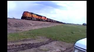 BNSF Trains from Merna to Litchfield on June 42005 [upl. by Niraa]