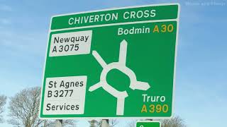 A30 Dualling Chiverton Cross to Carland Cross Cornwall England UK [upl. by Rosaline]